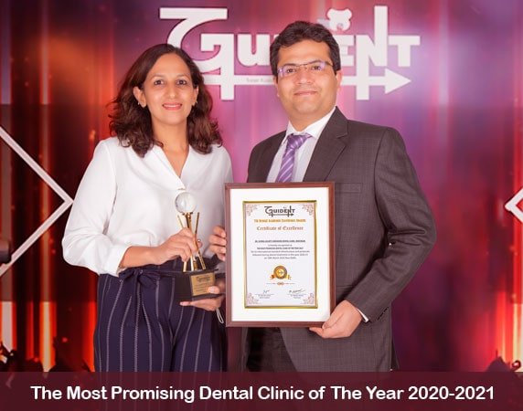 Indiadens awarded by Guident for Most Promising Dental Clinic of the Year 2021